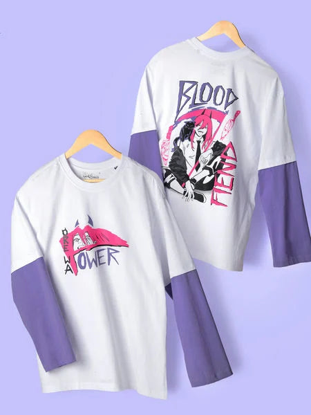 Chainsaw Man Blood Fiend Long T-Shirt