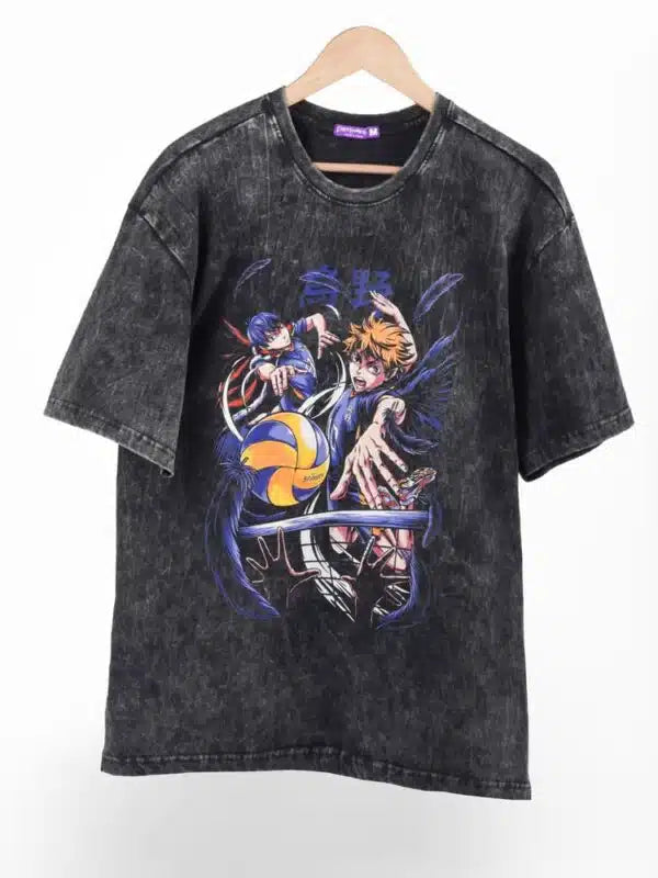 Haikyuu Acid Wash T-Shirt