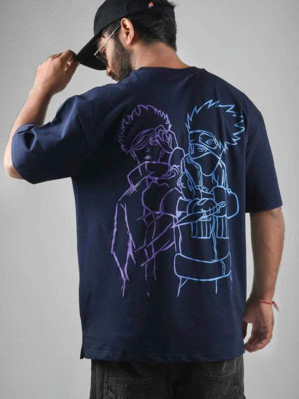 Jujutsu Kaisen Naruto Anime Kakashi Gojo T-Shirt