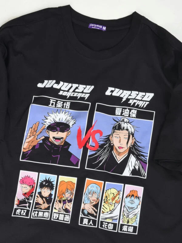 Jujutsu Kaisen Sorcerer vs Cursed Spirit T-Shirt