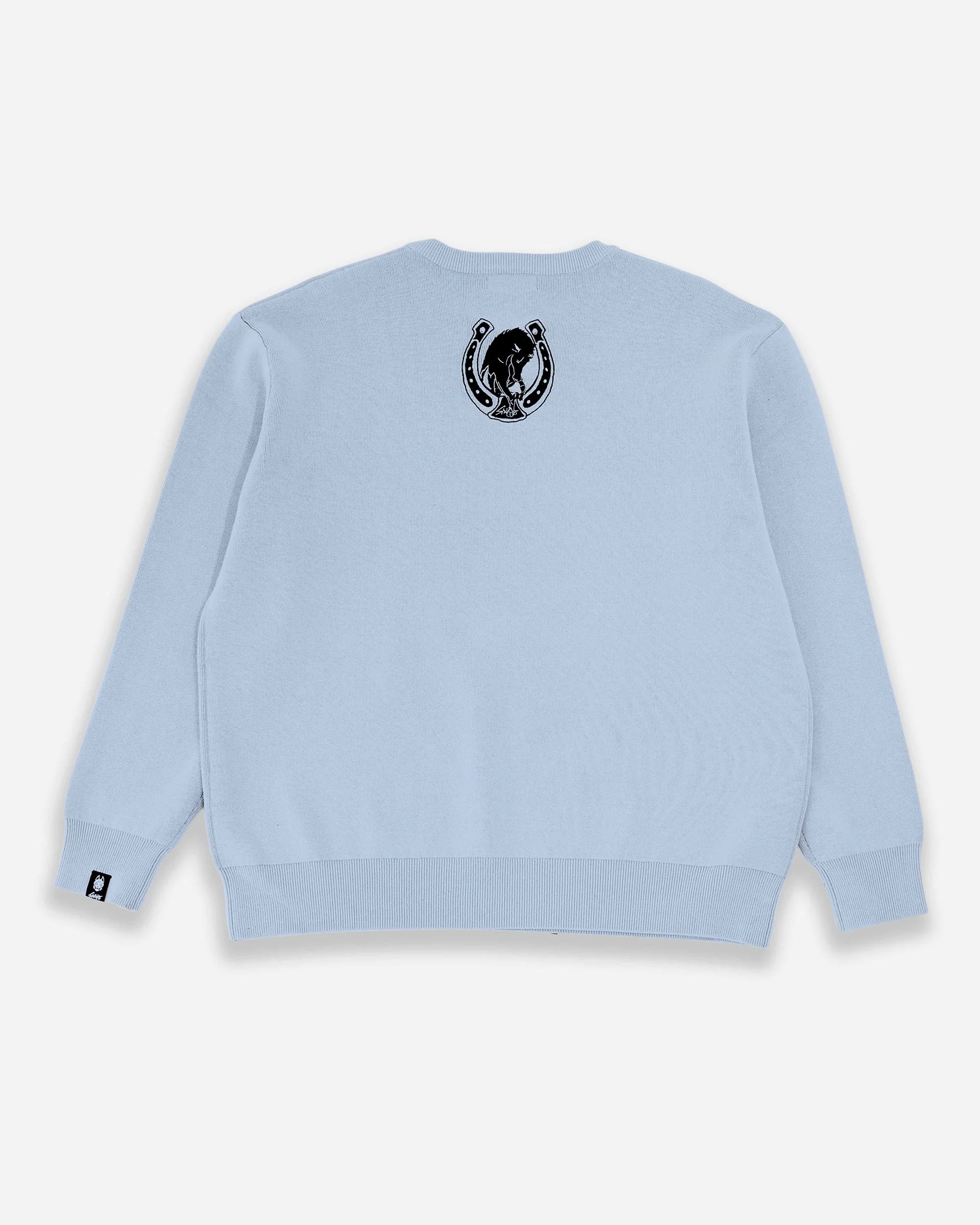 Jojo Light Blue Knit Sweatshirt
