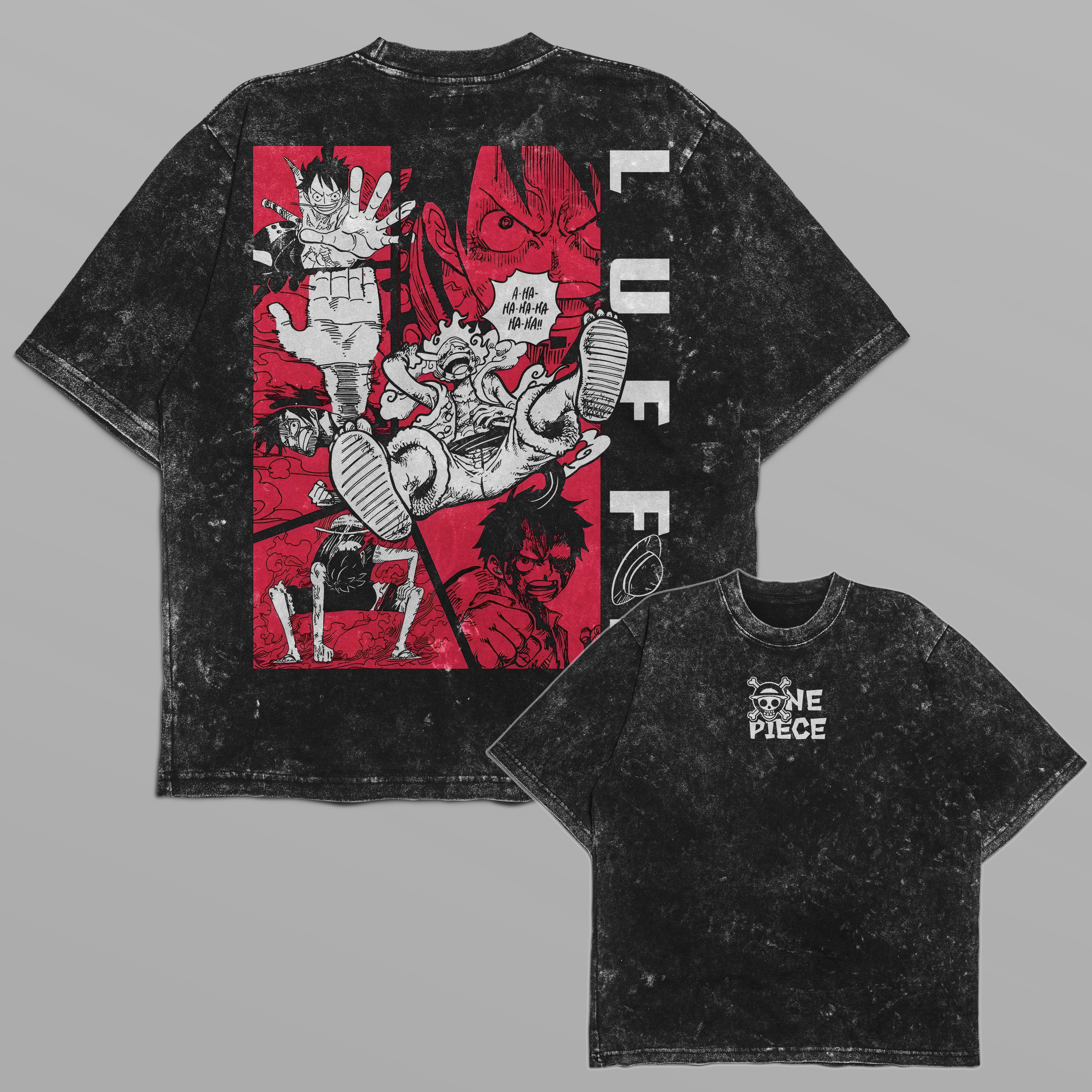 One Piece Gear 5 Luffy Red T-shirt