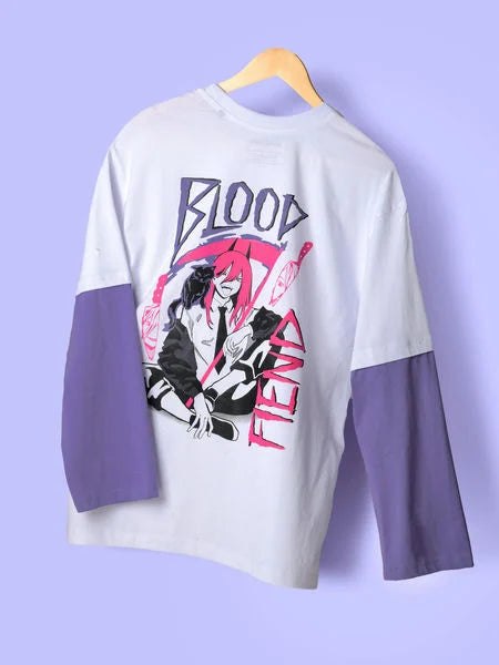 Chainsaw Man Blood Fiend Long T-Shirt