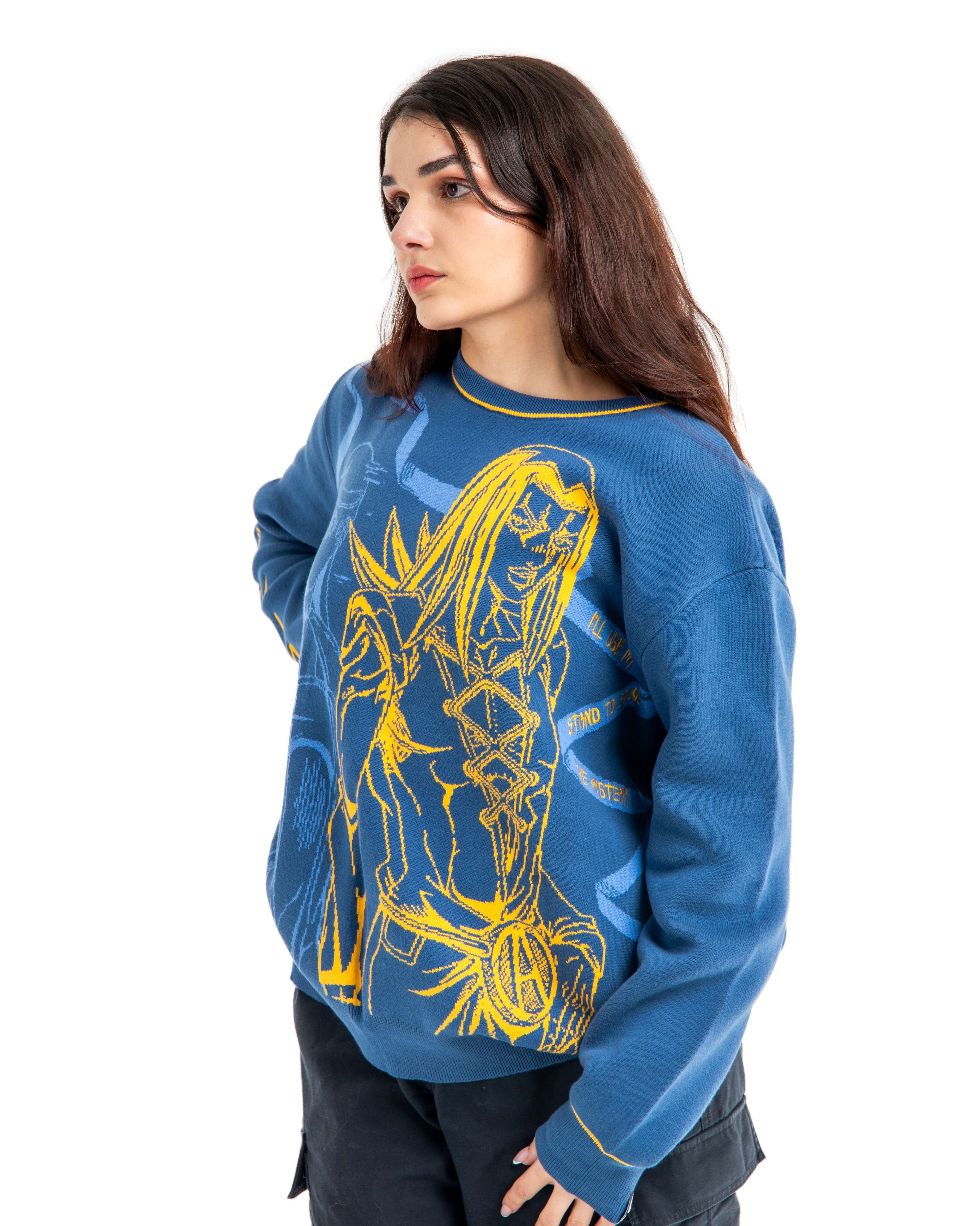 Jojo Blue Beautiful Sweatshirt Knit