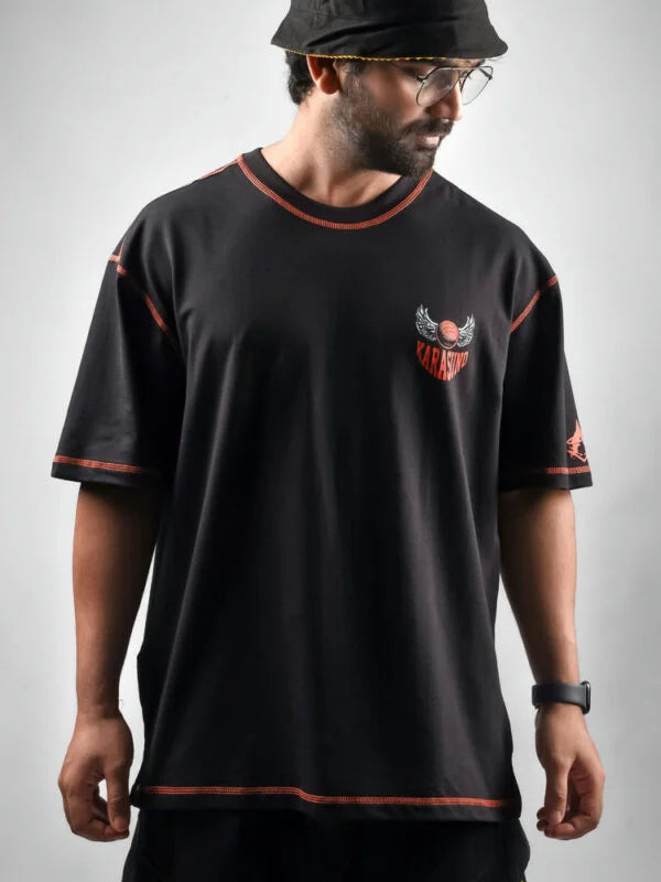 Haikyuu Karasuno Black T-Shirt