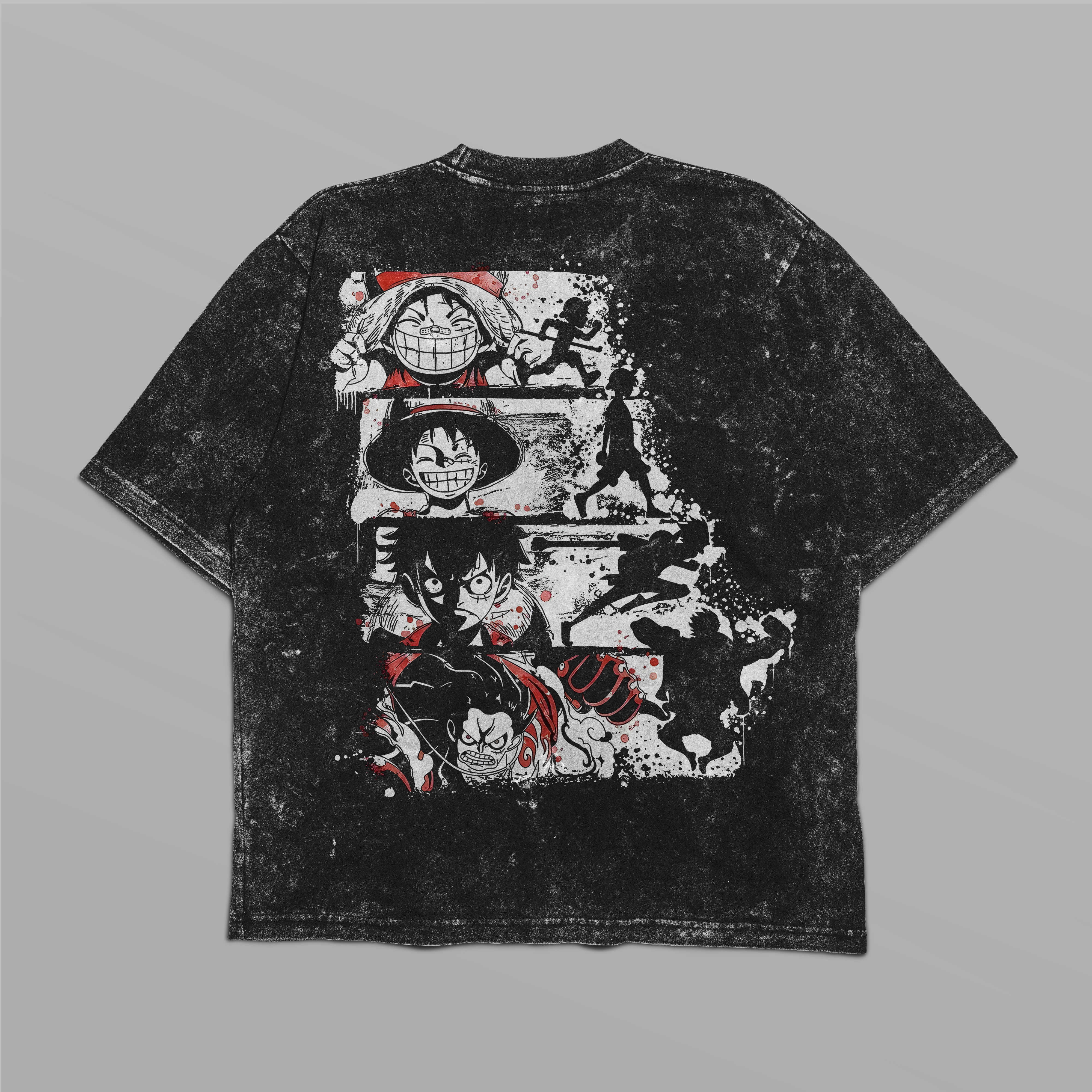 One Piece Luffy Progression T-shirt