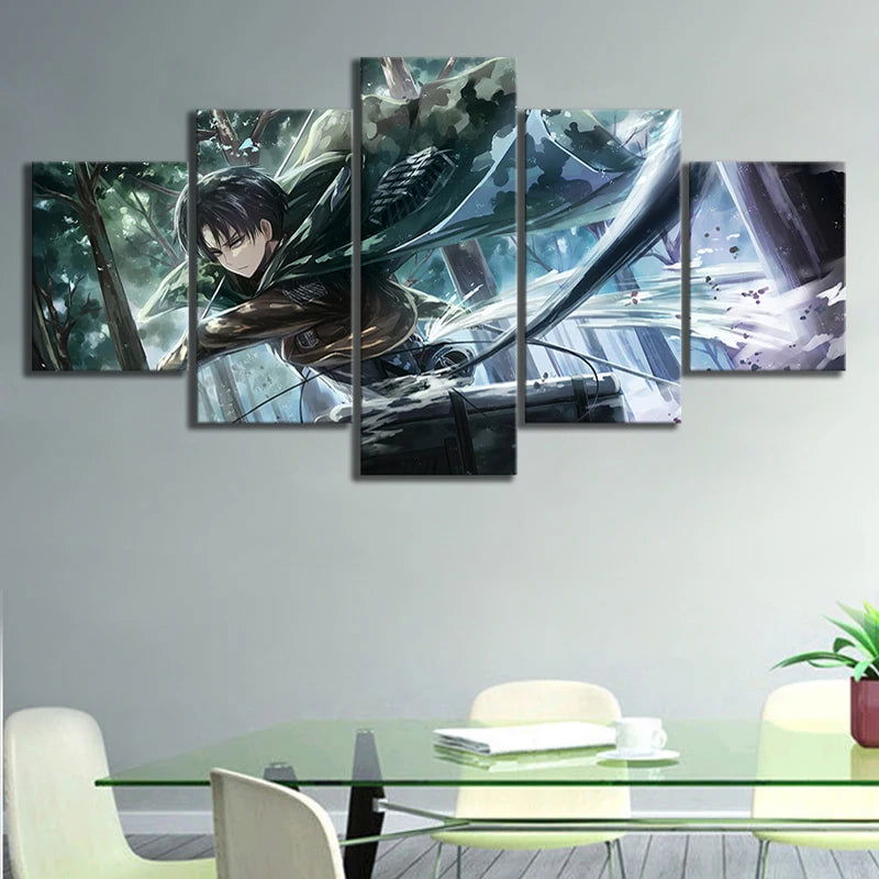 Attack on Titan 5 Pieces Canvas - Senpai Attire