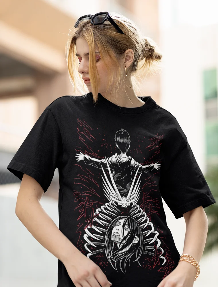 Attack on Titan Amazing Black T-shirt - Senpai Attire