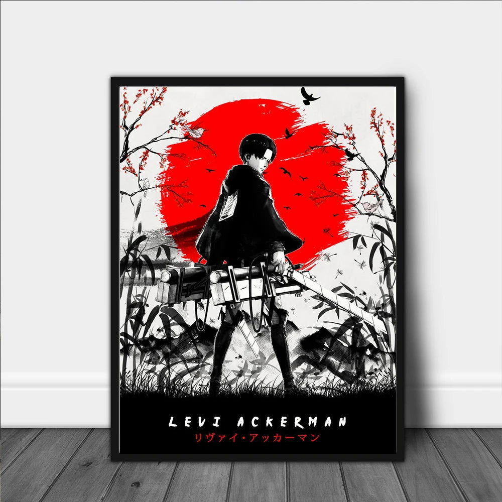 Attack on Titan Artistic Posters - Senpai Attire