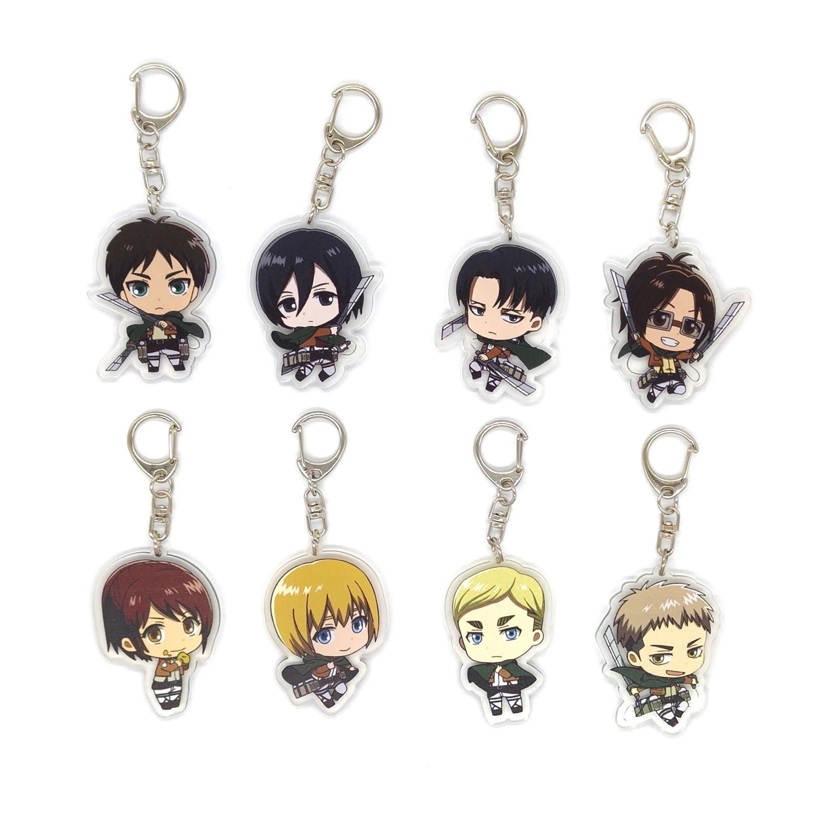 Attack on Titan Cute Keychain - Senpai Attire