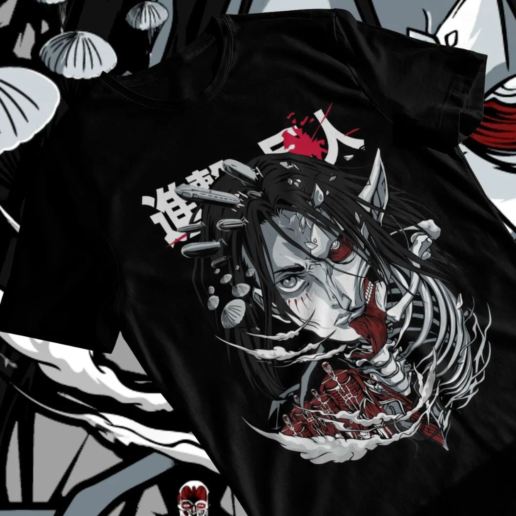 Attack on Titan Eren Amazing Premium T-shirt - Senpai Attire