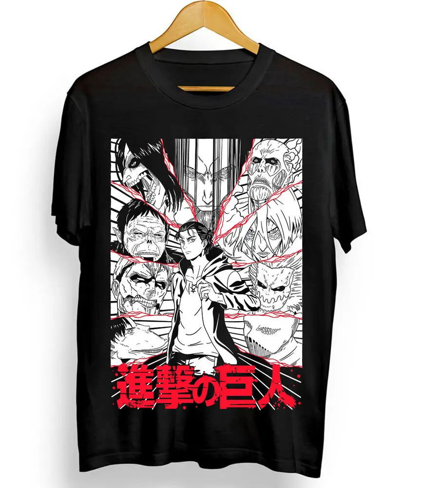 Attack on Titan Eren & Titans T-shirt - Senpai Attire
