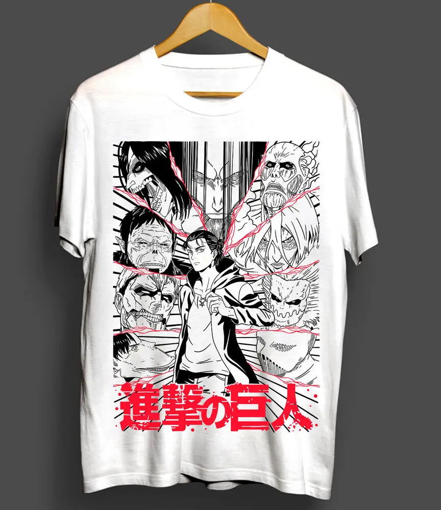 Attack on Titan Eren & Titans T-shirt - Senpai Attire