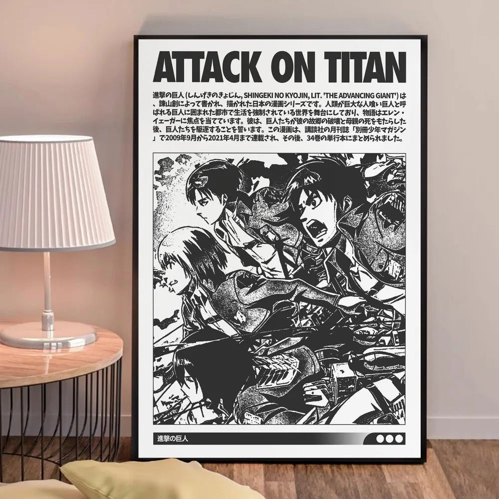 Attack on Titan High Quality Posters - Senpai Attire