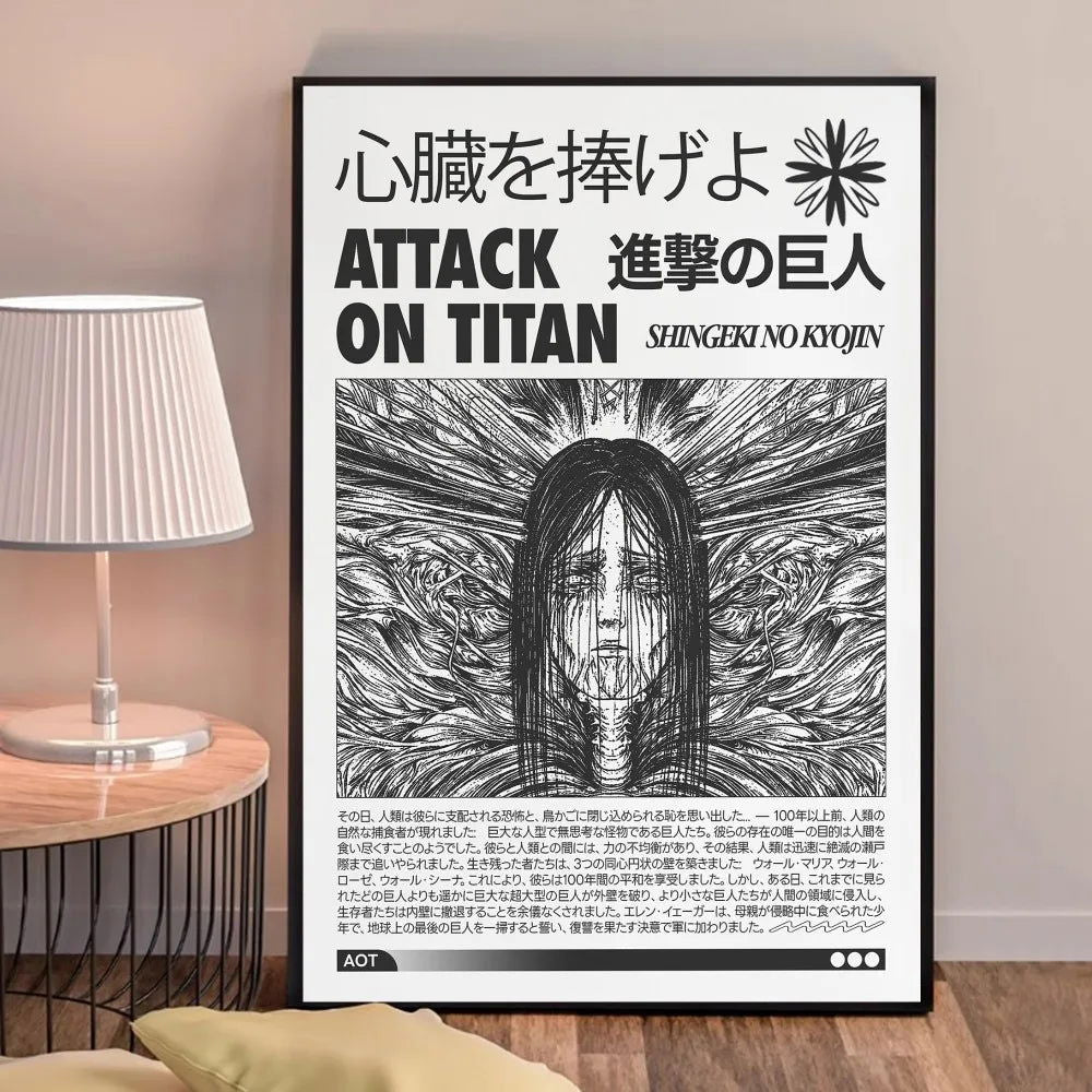Attack on Titan High Quality Posters - Senpai Attire