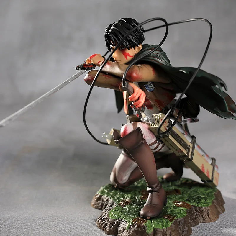 Attack on Titan Levi Cool Action Figure - Senpai Attire