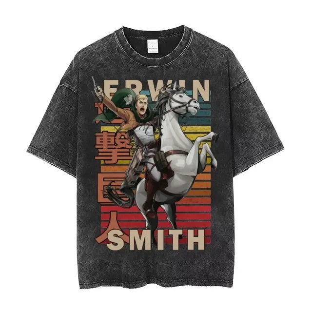 Attack on Titan trending anime Dazzling T-shirt - Senpai Attire