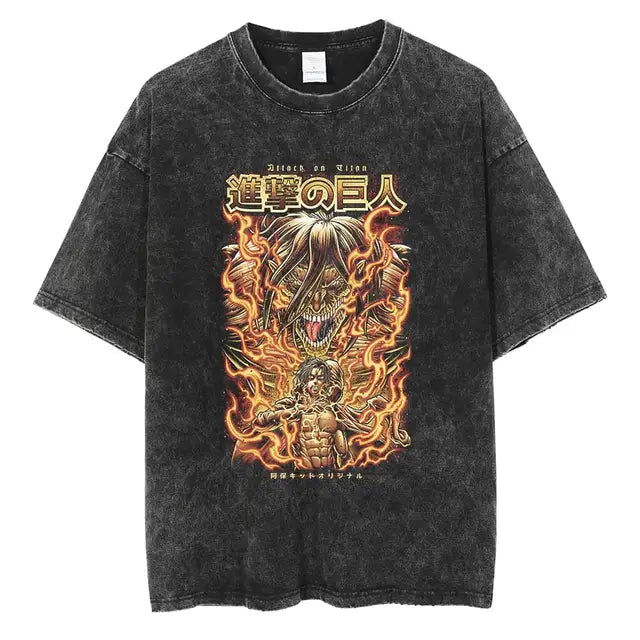 Attack on Titan trending anime Intriguing T-shirt - Senpai Attire