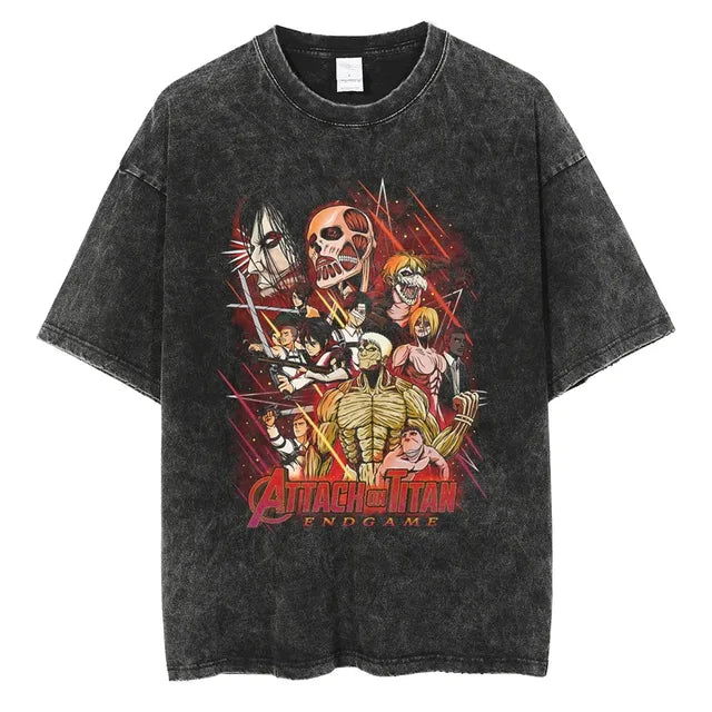 Attack on Titan trending anime Whimsical T-shirt - Senpai Attire