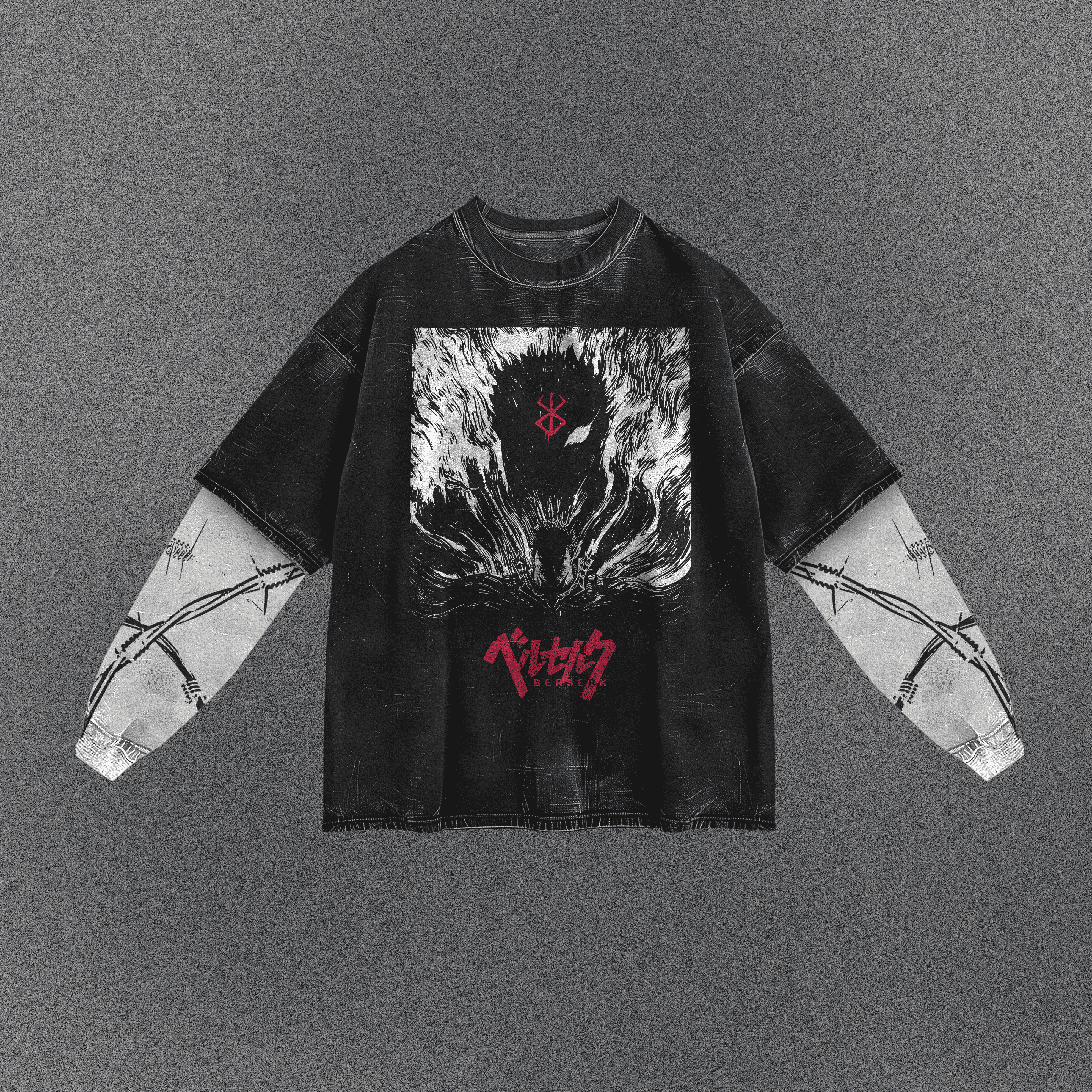 Berserk Loose Double Sleeve T-shirt