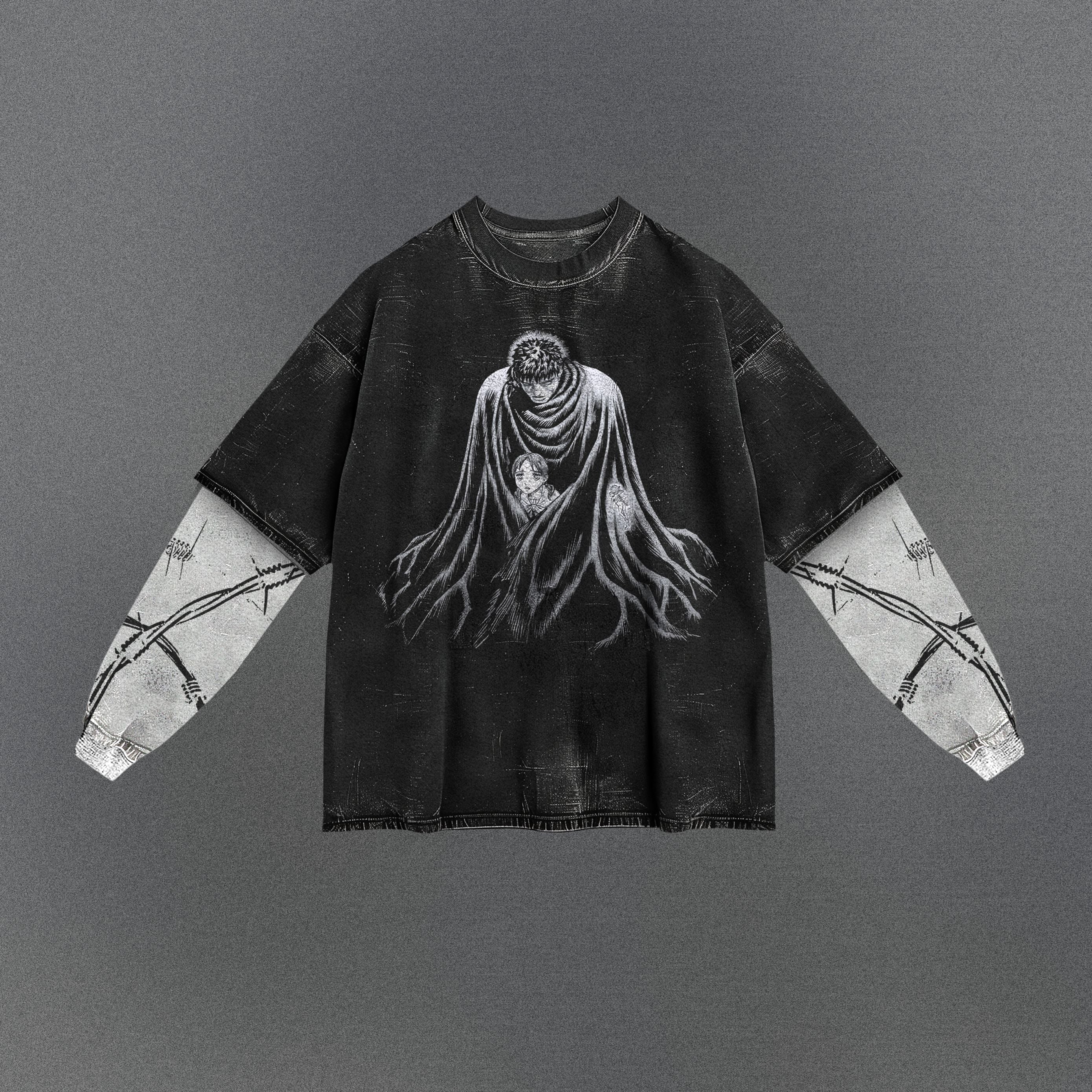 Berserk Streetwear Double Sleeve T-shirt