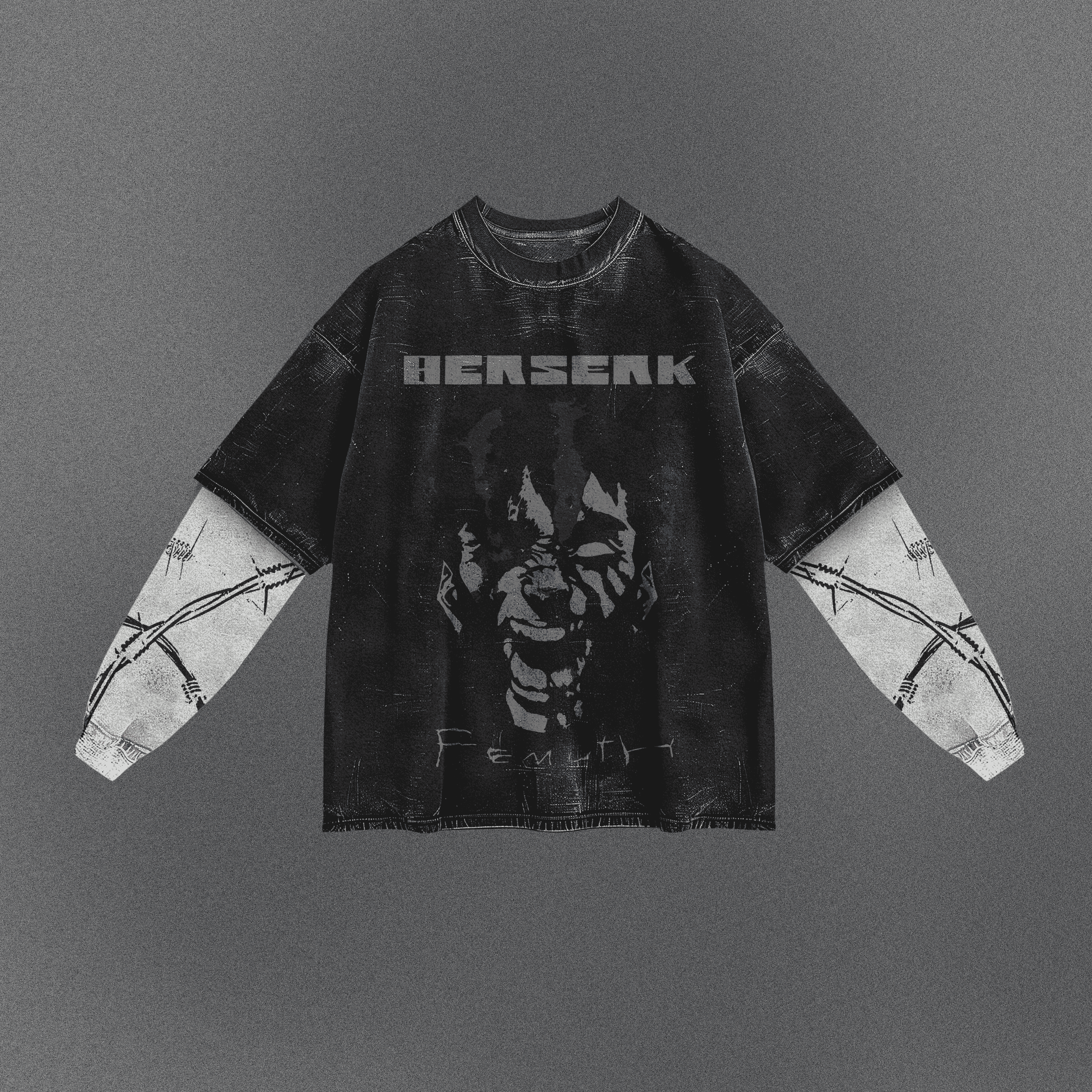 Berserk Spacious Double Sleeve T-shirt