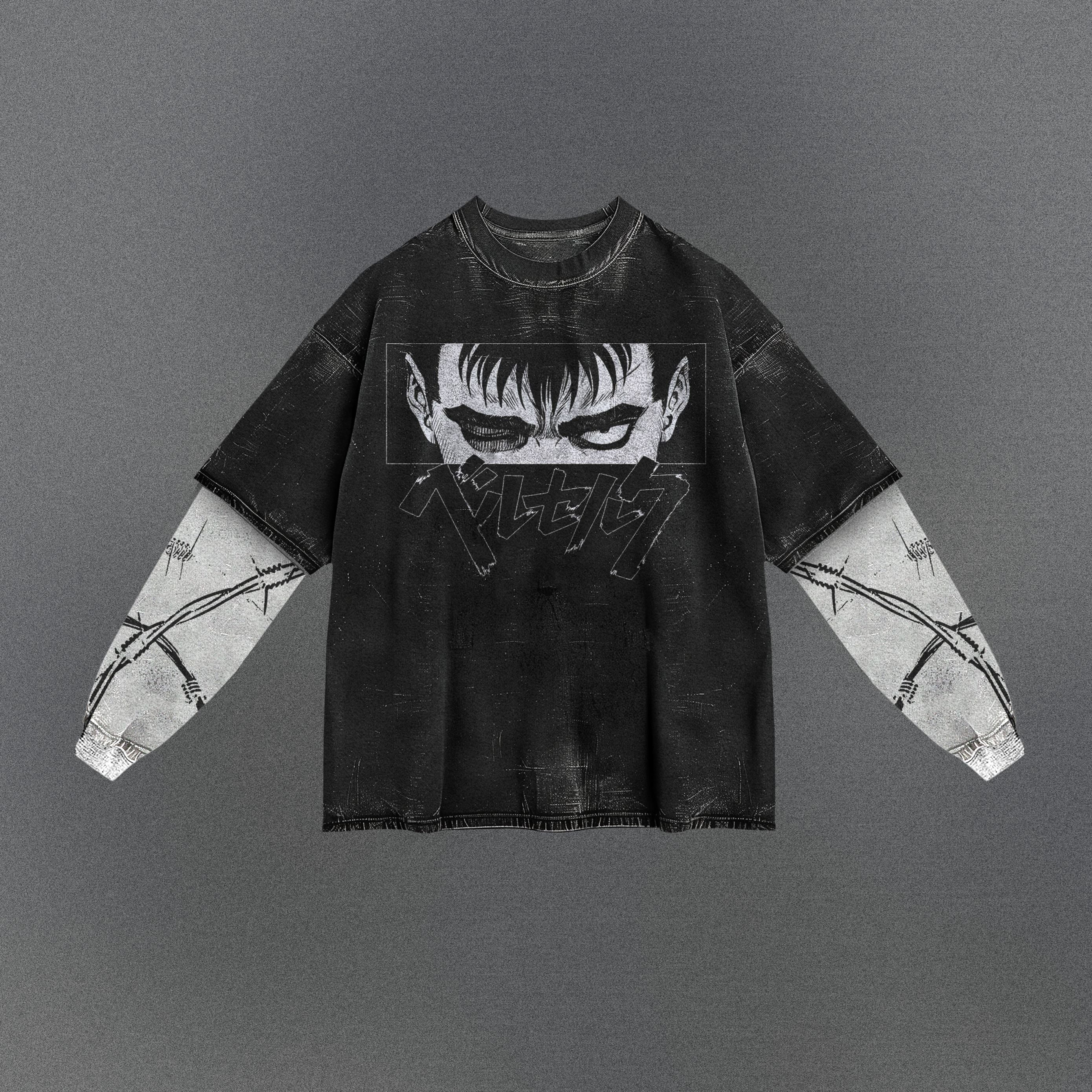 Berserk Colorful Double Sleeve T-shirt