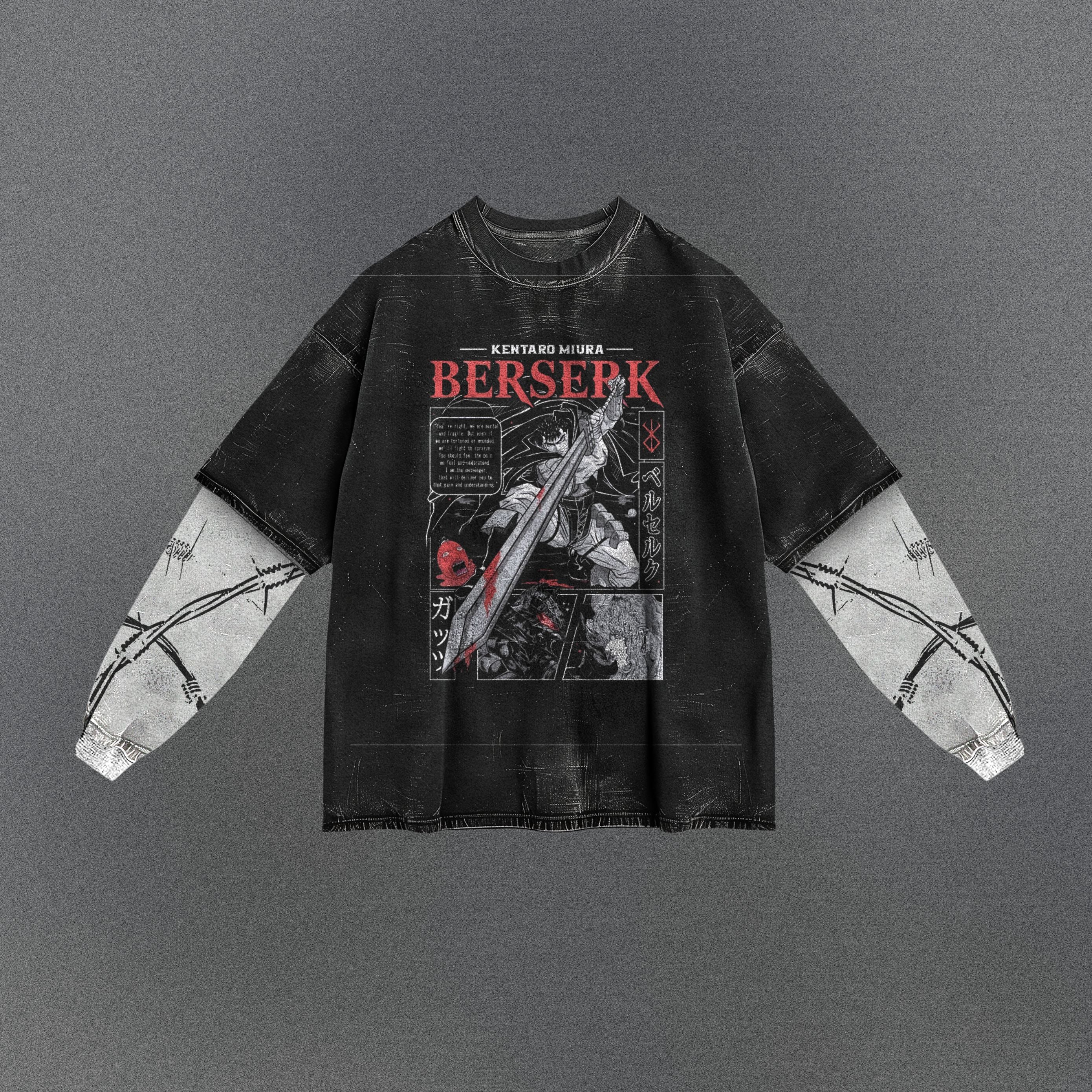 Berserk Practical Double Sleeve T-shirt