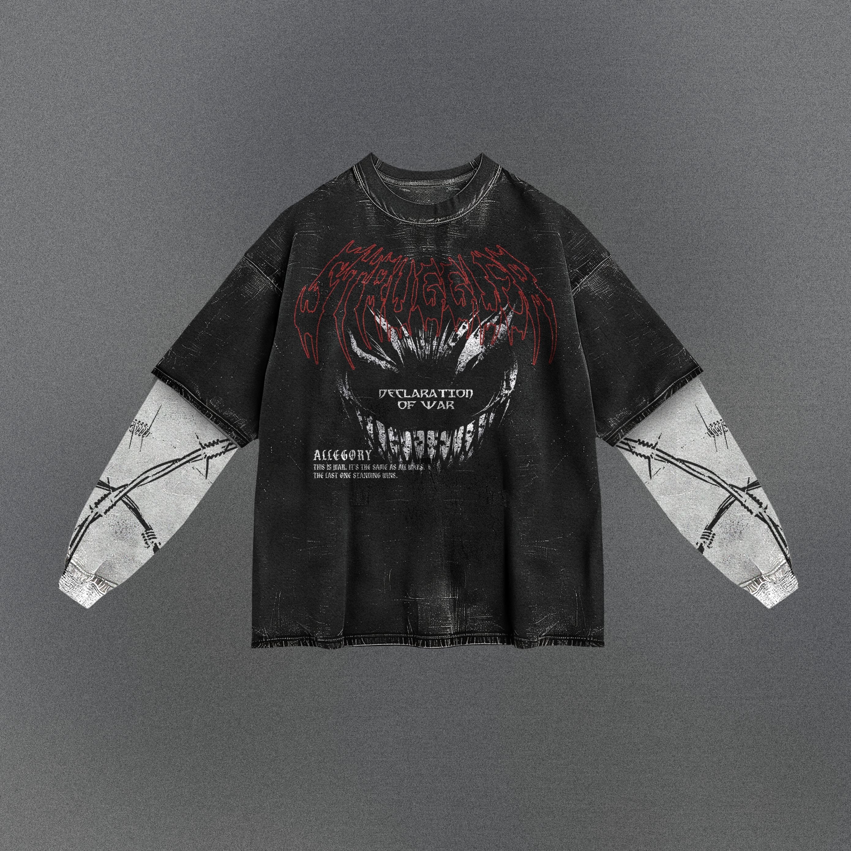 Berserk Textured Double Sleeve T-shirt
