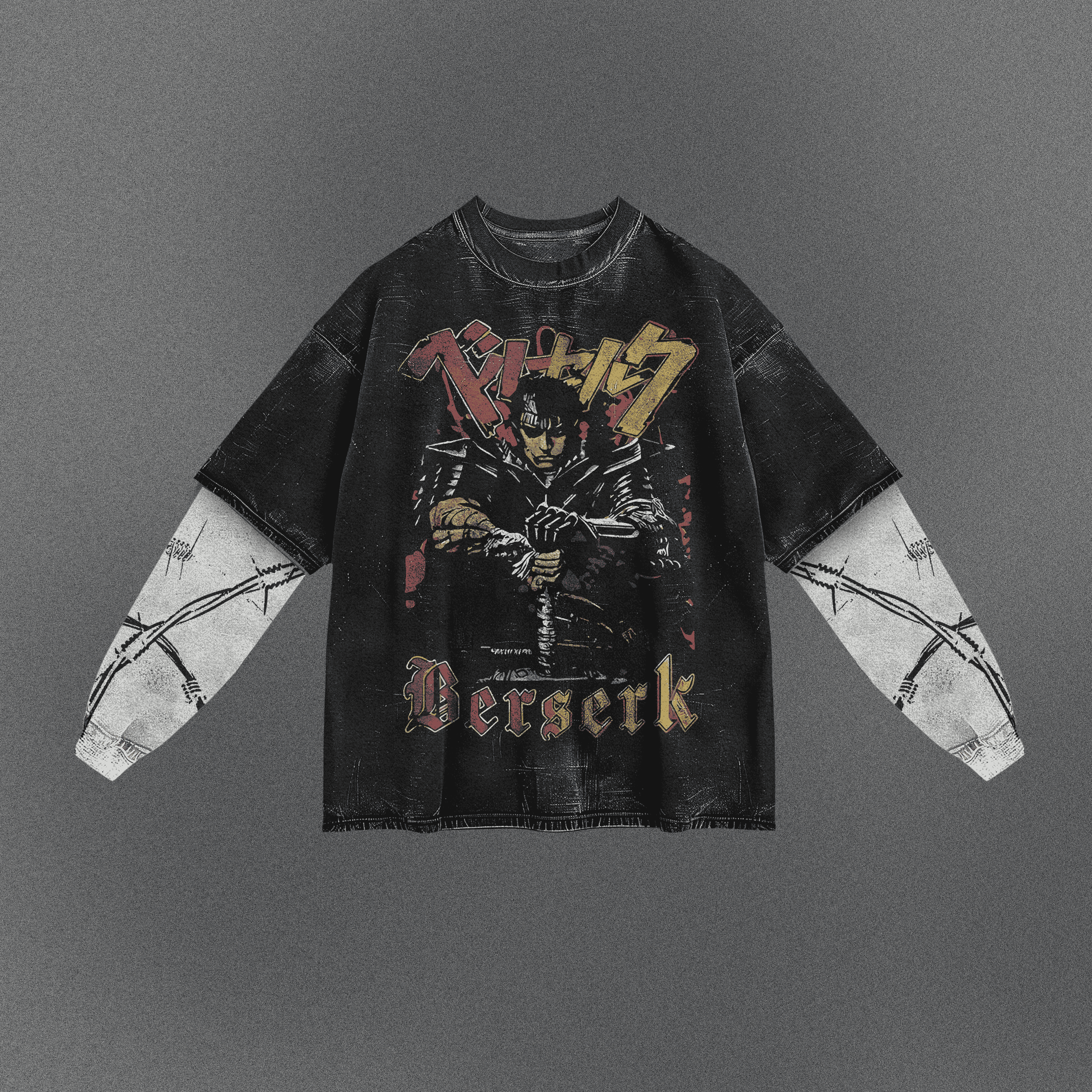 Berserk Stretchy Double Sleeve T-shirt