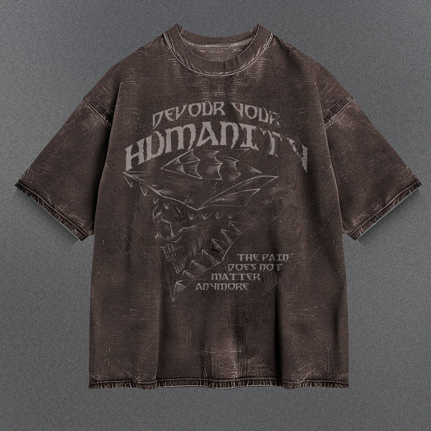 Berserk Airy Brown Washed T-Shirt