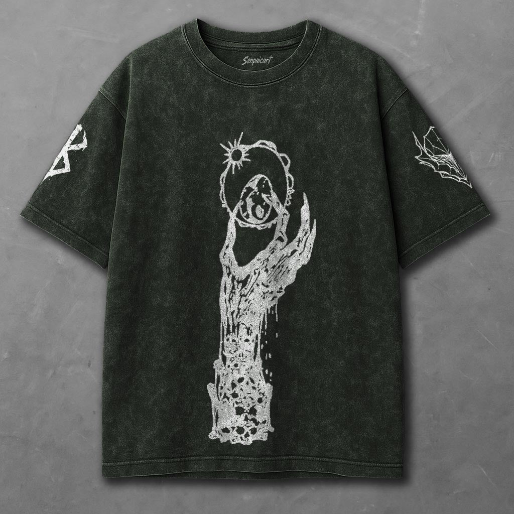 Berserk Easygoing Green Washed T-Shirt