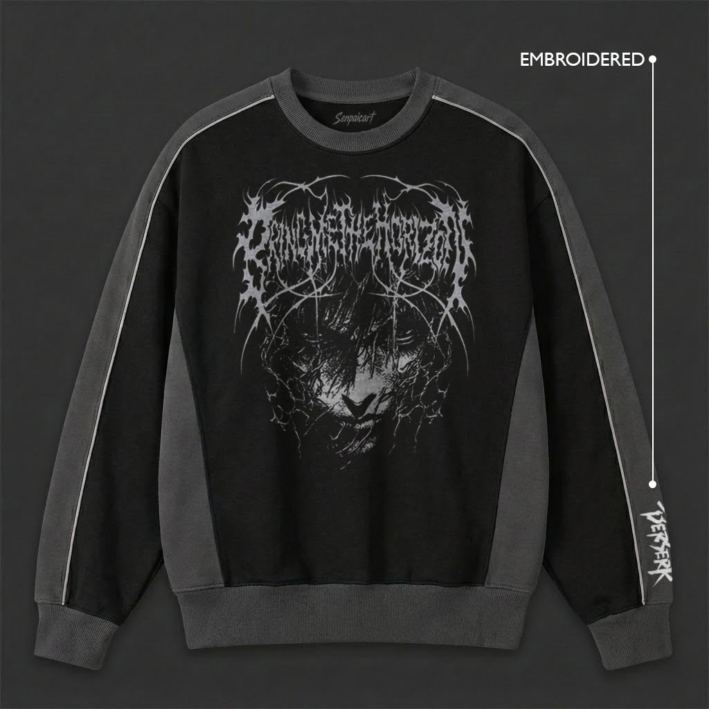 Berserk Modern Black Grey Sweatshirt