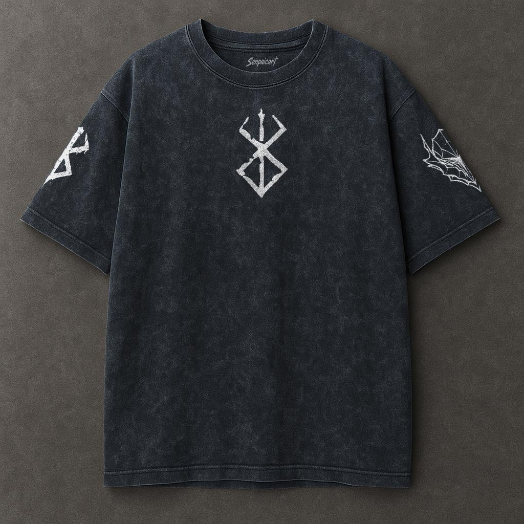 Berserk Vibrant Blue Washed T-shirt