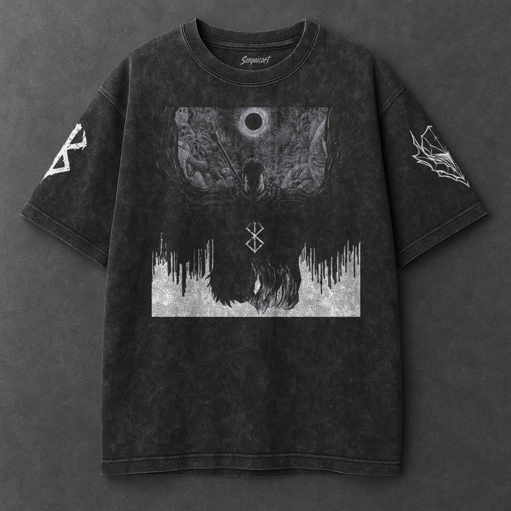 Berserk Premium Soft Black Washed T-Shirt