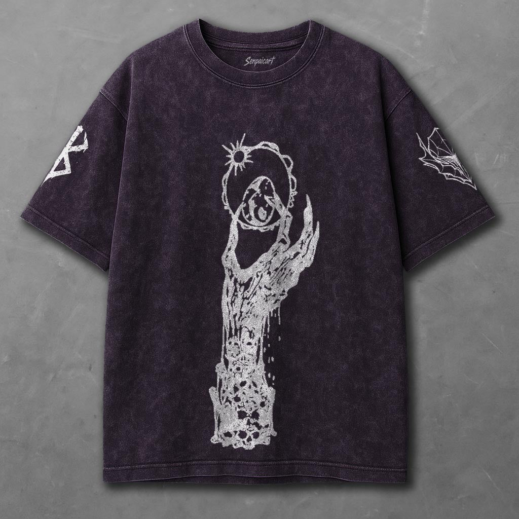 Berserk Roomy Violet Washed T-Shirt