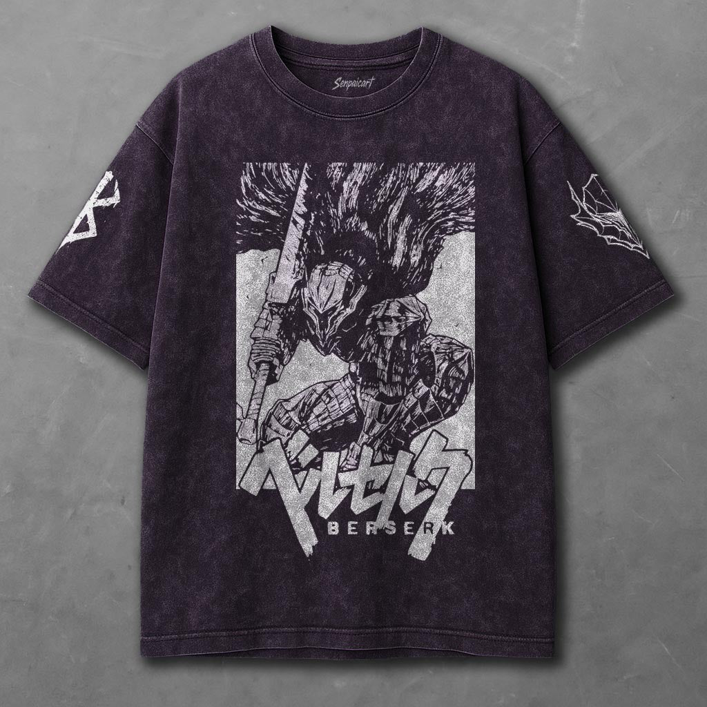 Berserk Billowy Violet Washed T-Shirt