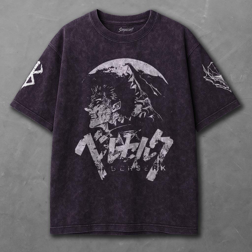 Berserk Loose Violet Washed T-Shirt