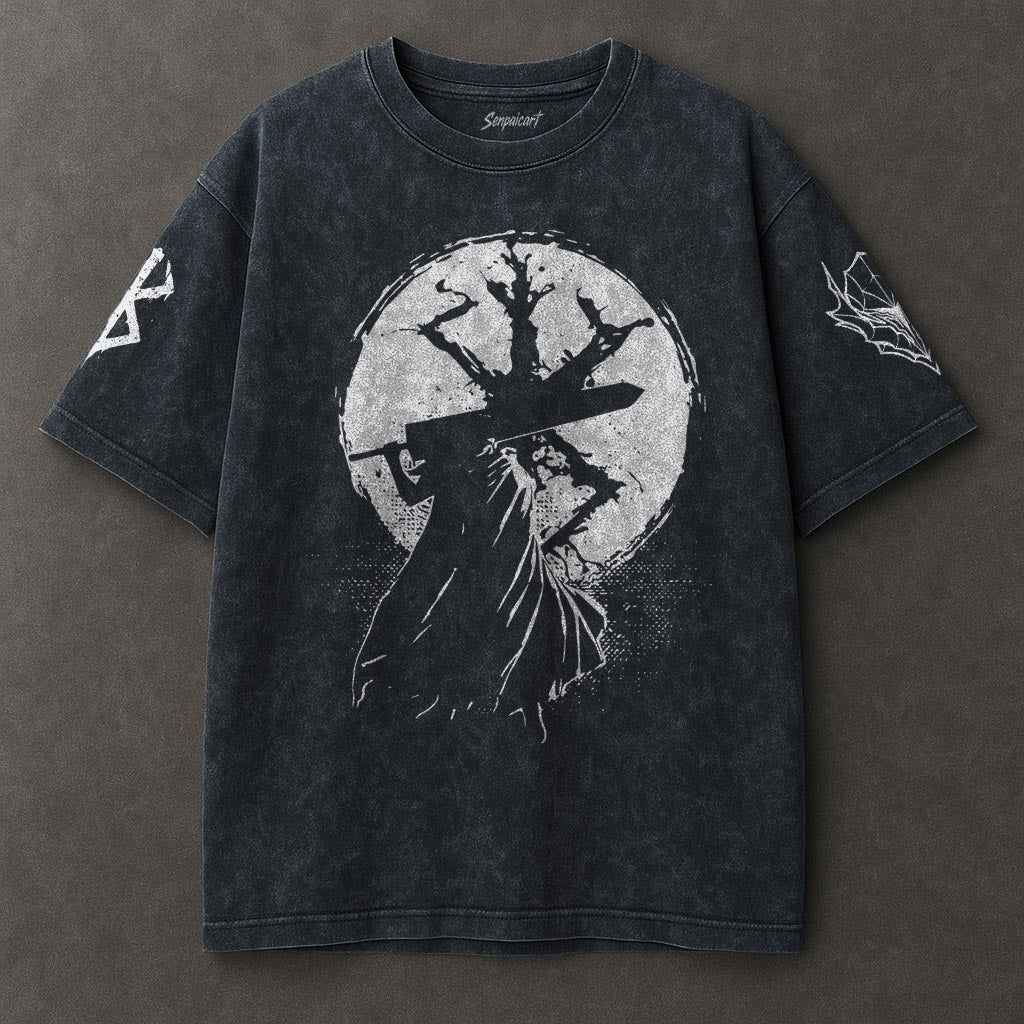 Berserk Slouchy Blue Washed T-shirt