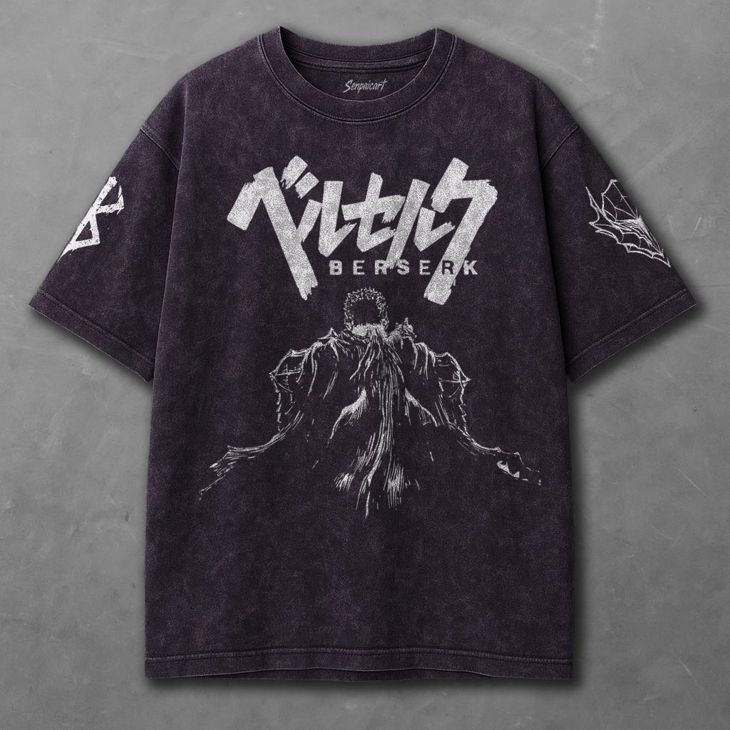 Berserk Smooth Violet Washed T-Shirt