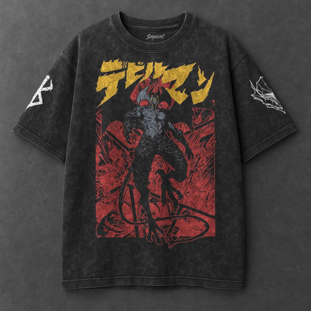 Berserk Premium Breezy Black Washed T-Shirt