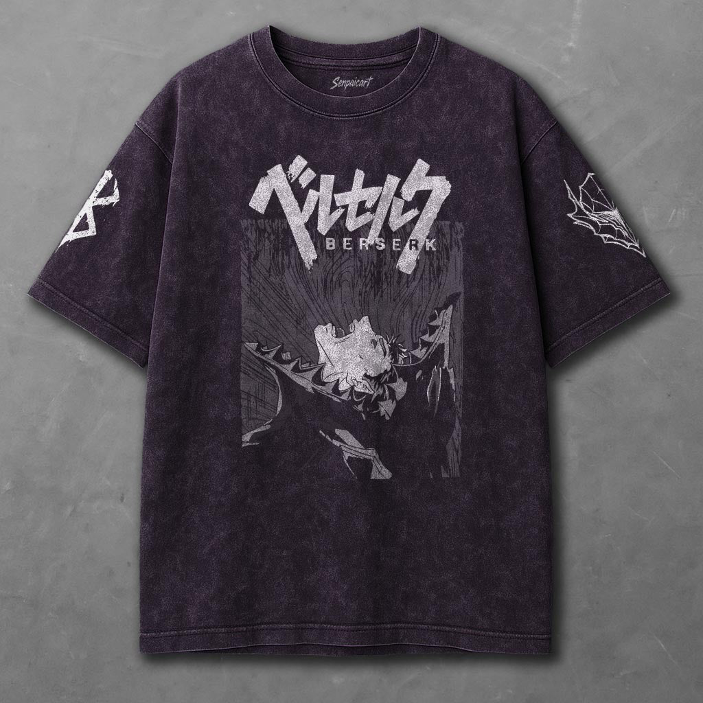 Berserk Subtle Violet Washed T-Shirt