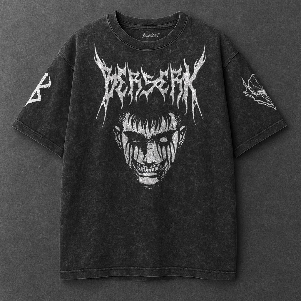 Berserk Premium Cozy Black Washed T-Shirt