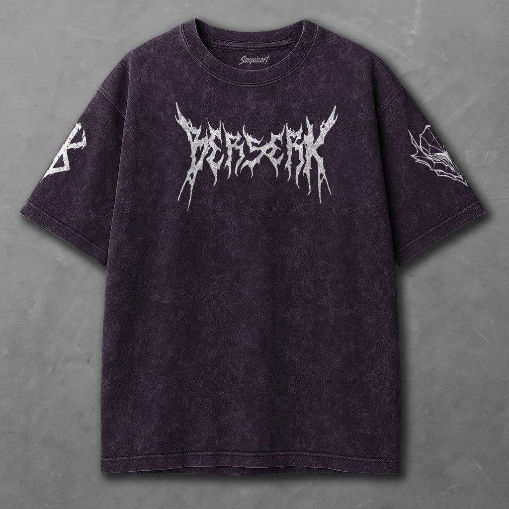 Berserk Bold Violet Washed T-Shirt