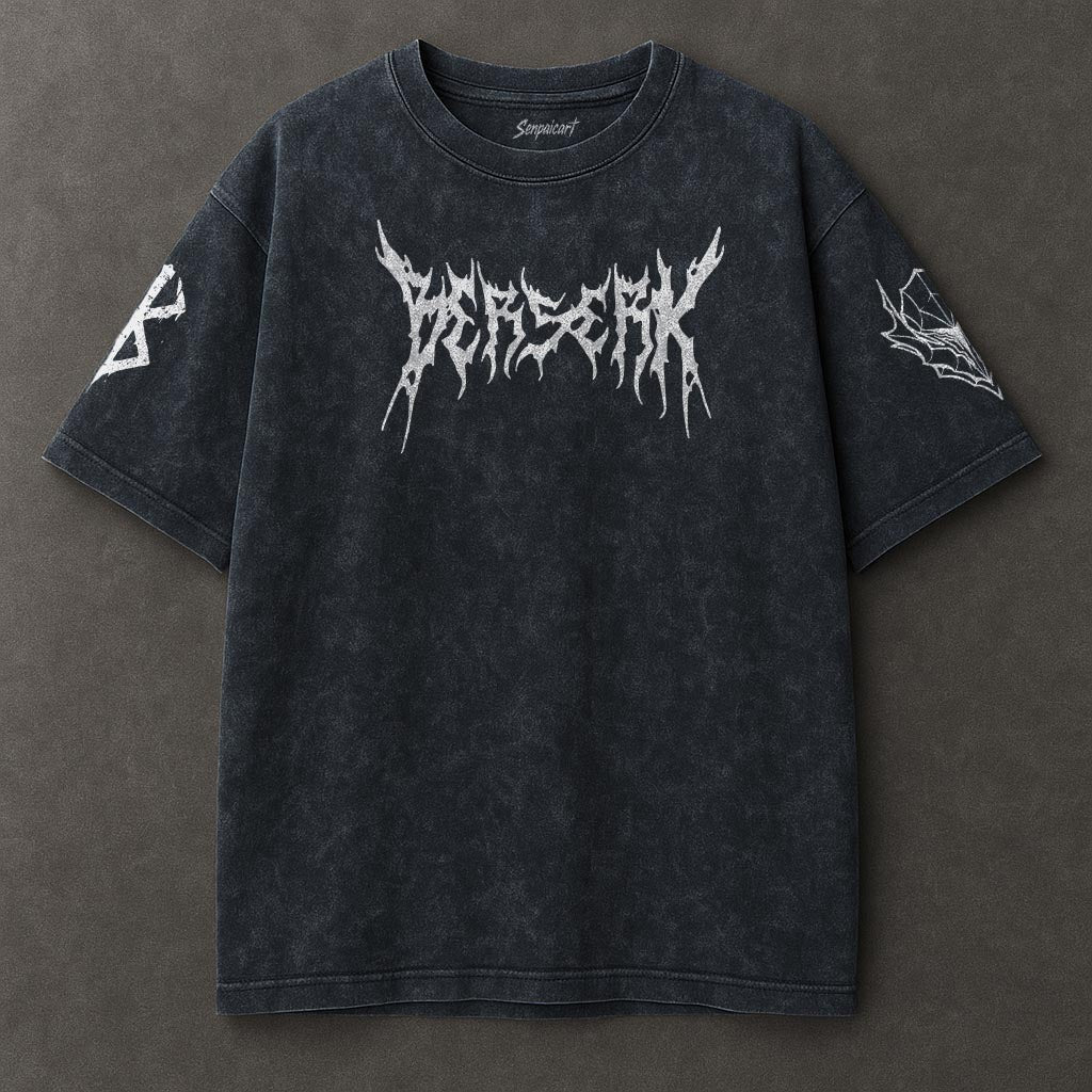 Berserk Elongated Blue Washed T-shirt