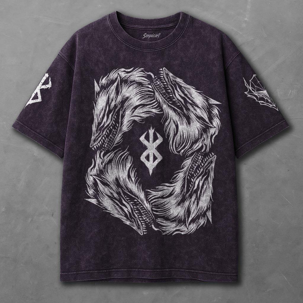 Berserk Breezy Violet Washed T-Shirt