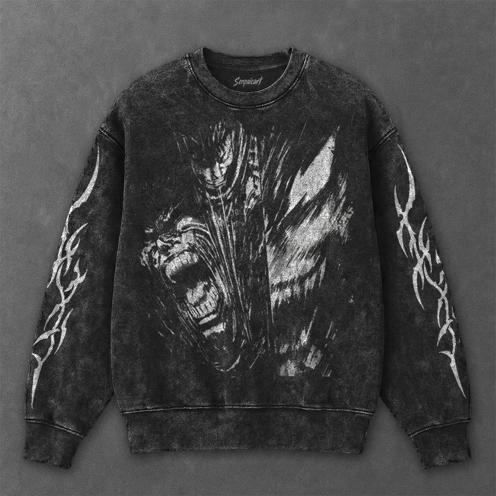 Berserk Essential Timeless Black Washed Sweatshirt
