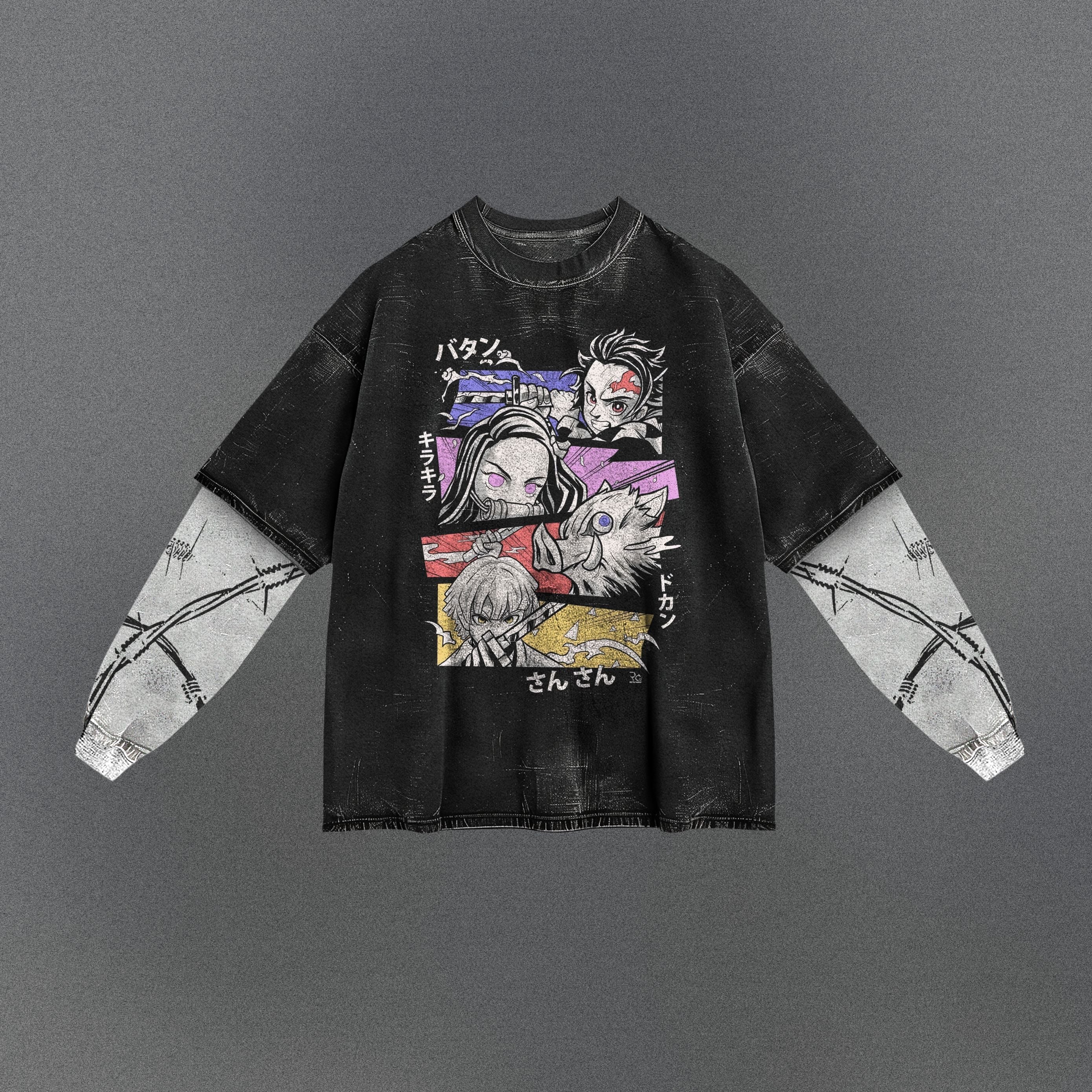 Demon Slayer Extended Double Sleeve T-shirt
