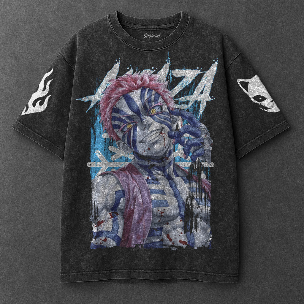 Demon Slayer Classic Signature Black Washed T-Shirt