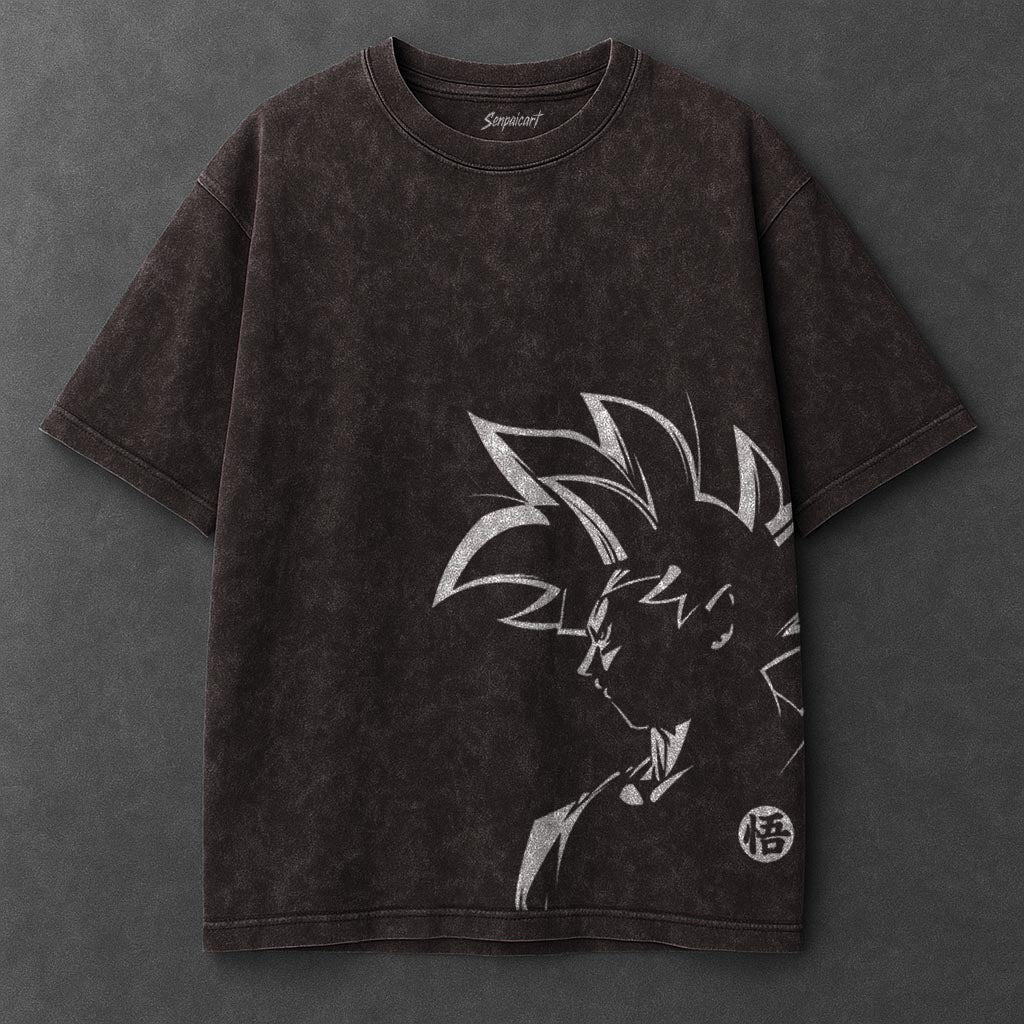 Dragon Ball Effortless Brown Washed T-Shirt